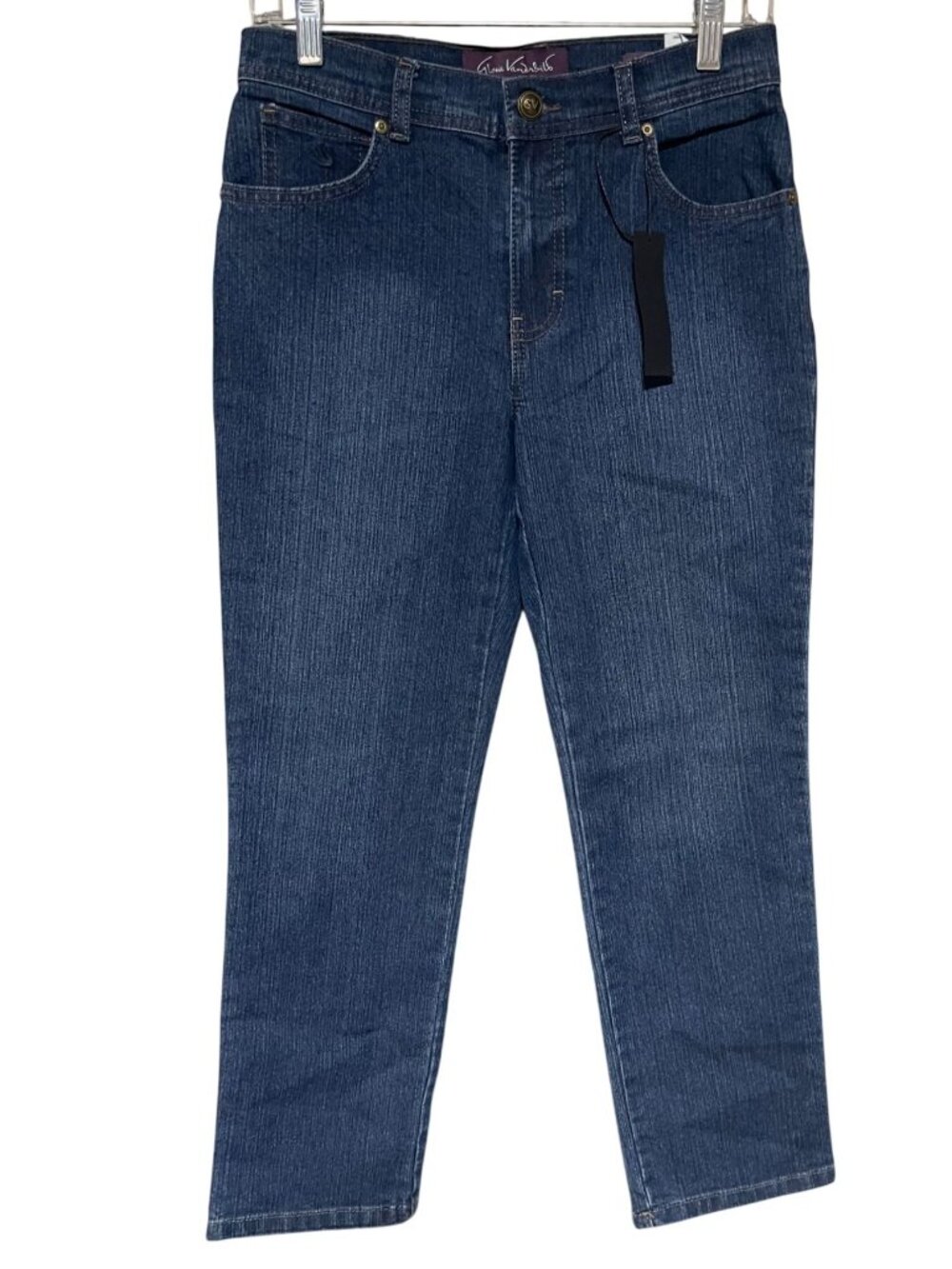Gloria Vanderbilt Amanda Ankle Jeans Dark Wash Denim Jeans Womens Size 6P